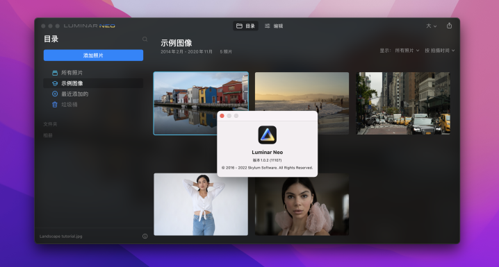 Luminar Neo for mac v1.3.1 (12610) 中文激活版 创意图片编辑器-1662900283-f370ece3f42e77f-1