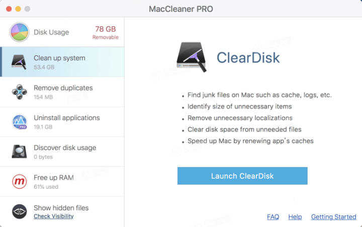 MacCleaner 2 Pro for Mac(系统清理优化工具合集)v2.9.2(347)激活版-1666003700-9f0aa65f6c03ce9-11