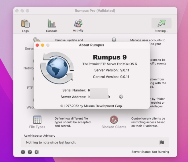 Rumpus Mac版(FTP服务器) v9.0.11激活版-1671285837-152b89be6b6b92d-1