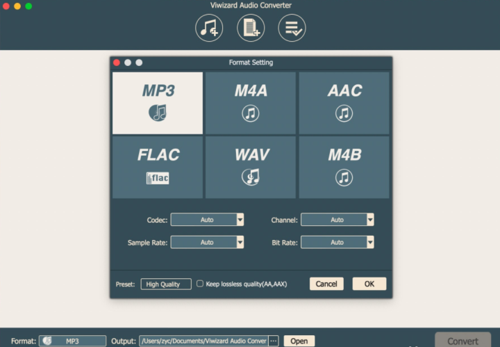 Viwizard Audio Converter Mac(音乐转换工具) v3.8.1激活版-1674988156-3580154bf36a429-2