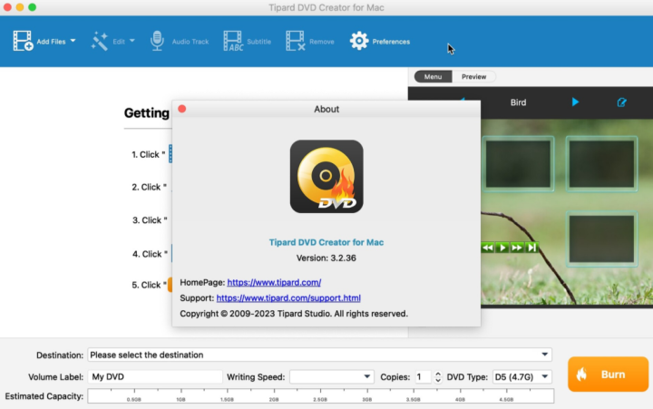 Tipard DVD Creator for Mac(DVD刻录软件) V3.2.36激活版-1675140593-d24fec937853cd7-2
