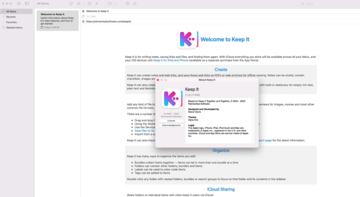 Keep It for Mac(优秀的Mac笔记管理工具) v2.1.8永久激活版-1675340318-19c0c6607125d25-1