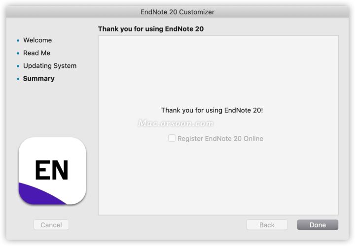 EndNote 20大客户授权版 Mac(最强文献管理软件)v20.4永久激活版-1683788199-8c04c2b1f35b409-7