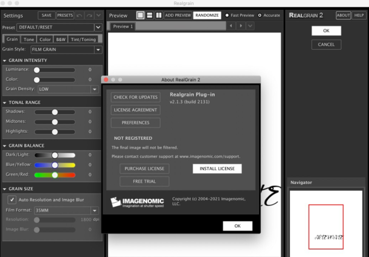 Imagenomic Realgrain for Mac(Ps胶片颗粒效果插件) v2.1.3(2131)激活版-1686130616-c7bb0cd47cbe70a-1