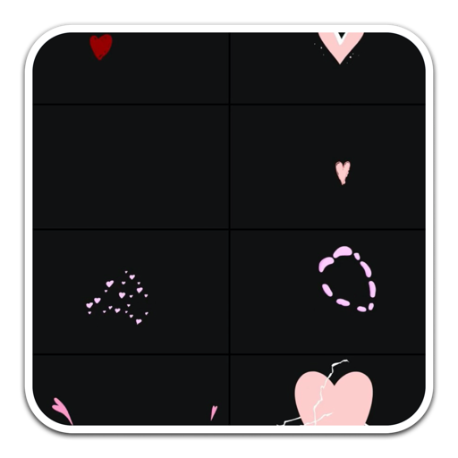 FCPX发生器Cartoon Hearts Animated Stickers(卡通心形过渡动画)-1686216783-fefe5a1d18208c1-1