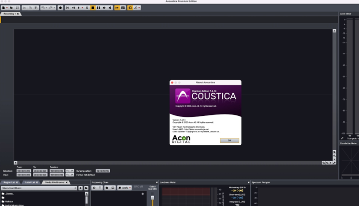 Acoustica Premium Edition for Mac(音频编辑制作软件) v7.4.14激活版-1686899001-aec7d32fa5be7a8-1