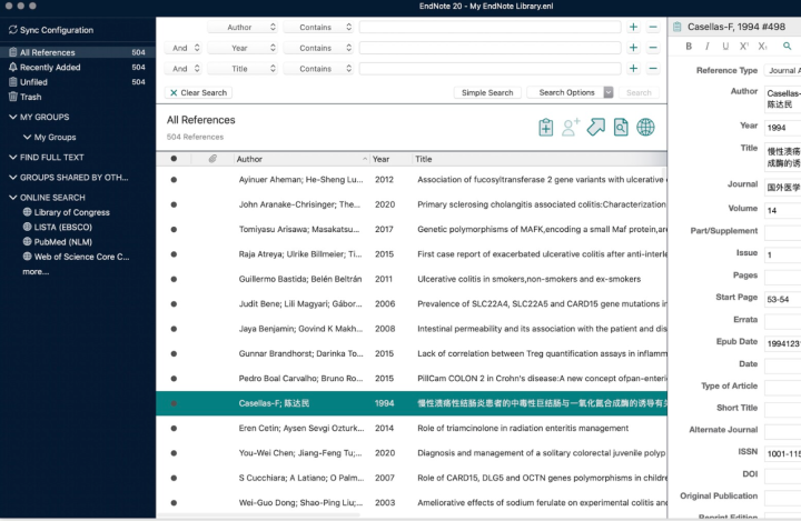 EndNote 21授权版本 for mac(专业文献管理软件) v21.0.1永久激活版-1691401136-c2e76da09c1bc0c-17