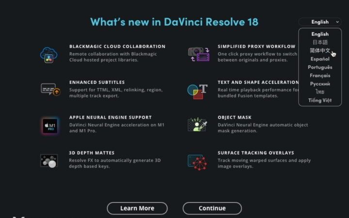 DaVinci Resolve Studio 18 Mac(达芬奇影视后期调色软件) v18.6.1中文激活版-1696942408-bba8928e60c2e4b-5