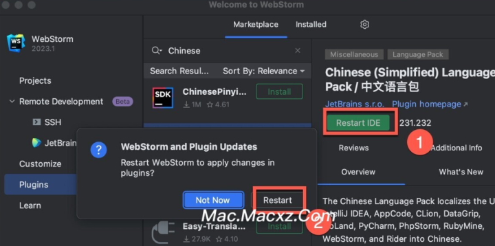 WebStorm 2024 for Mac(JavaScript开发工具) v2024.1中文激活版-1713259230-fcd3f5a5ba7ea4e-1